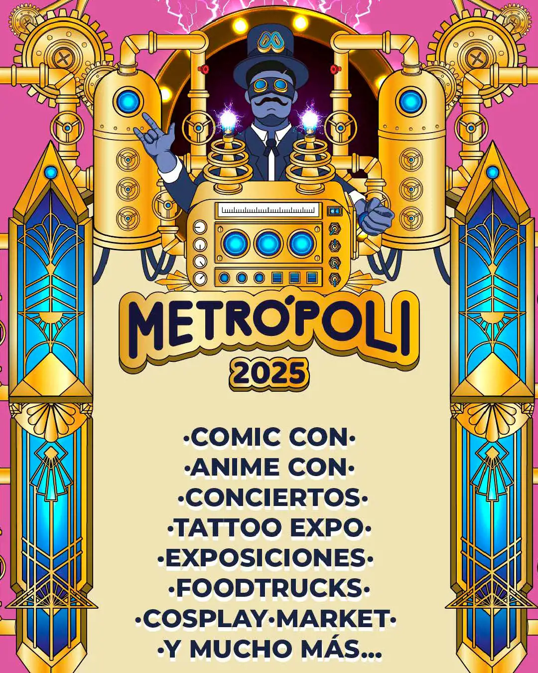 Portada del programa de mano de Metrópoli Gijón 2025.
