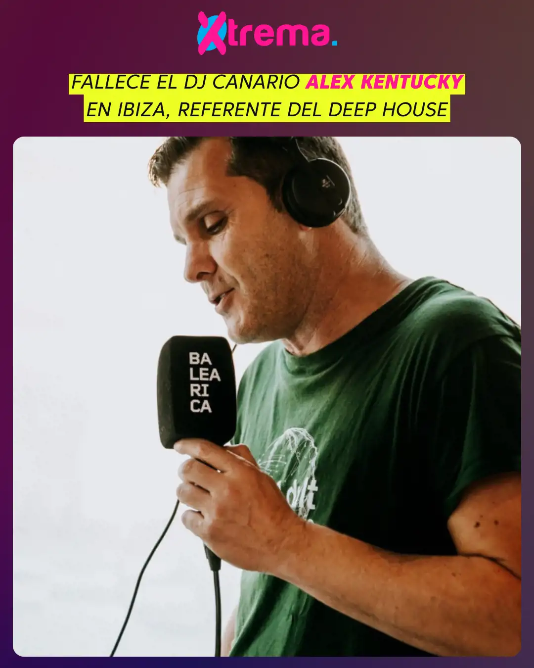 El veterano DJ canario y residente en Ibiza ha fallecido por causas aún no confirmadas